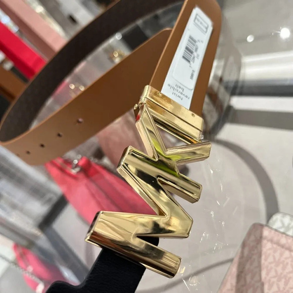 Reversible Logo and Leather Waist Belt - Picture 3 of 6